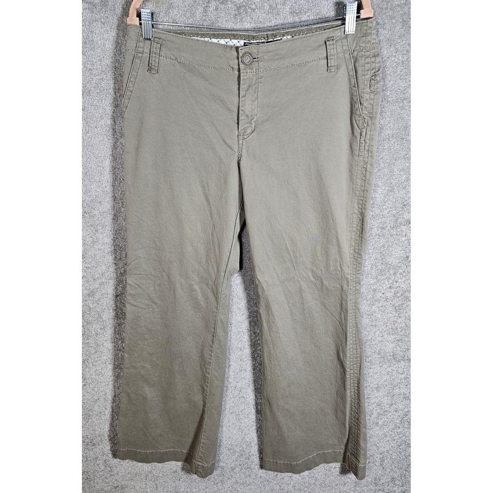 Vintage Old Navy Lowest Rise Stretch Wide Leg Flare Bootcut Pants Womens Size 12